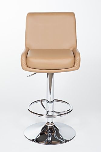 2 Camel Modern Adjustable Counter Swivel Pub Style Bar Stools / Barstools (Camel)