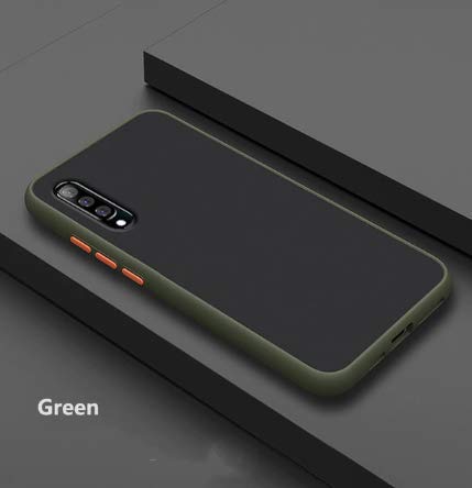 A rtistque Series Shock Proof Dual Layer Protection Hard Back Rubberized Transparent Bumper Back Cover Case for Samsung