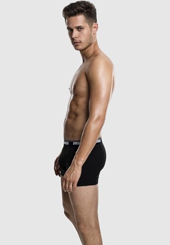 Homme Modalsonger Shorts Dubbelpack Caleçon Boxeur, Noir, M EU