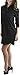 ToBeInStyle Women's Hi-Low Button Down Collar Shirt Dress - Black - Small