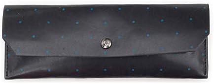 JSTORY Simple Pencil Case Snap Button Closure Multifunctional Carryall Art Supply Pouch Holdall Kit Ballpen Organizer Travel School Office Accessories Size 7.9 x 2.6 inches Black