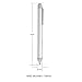 Pen Compatible with Surface Go (Indigo Black) (Silver)
