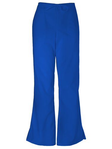 Cherokee Women's Workwear Scrubs Flare-Leg Drawstring Pant Galaxy Blue XXX-Large