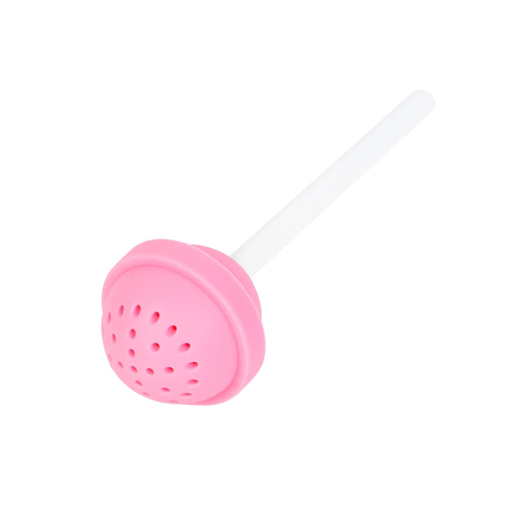 Silicone Tea Infuser, Loose Leaf Tea Strainer, Special Lollipop Shaped Tea Filter for Brewing Loose Leaf Tea, Dishwasher Safe(Pink)