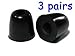 Bluecell 3 Pairs Black Color Large Size in-ear Memory Foam Tips Earbuds Eartips for Sony Mdr-as-40ex Mdr-ex-32 Mdr-nc-11 Mdr-nc-22 Mdr-xb-40ex by Generic