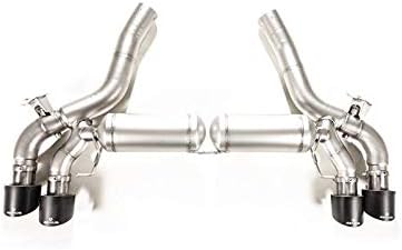 Remus Duplex 089518 0500LR Exhaust System for Rear Exhaust/Front Silencer/Replacement Pipe/Tail Pipe 2 x 102 mm Chrome-Plated