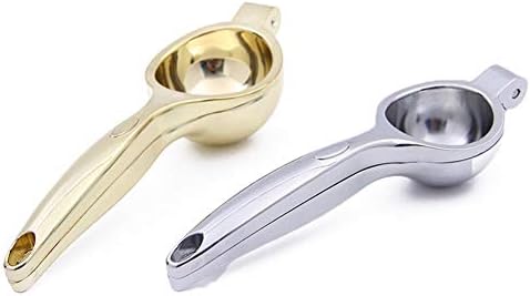 Mosj Manual Lemon Squeezer, Citrus Juicer, Lime Squeezer, Lemon Juicer, Aluminum Alloy (Color : Gold)