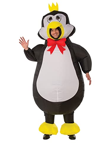 Rubie's Adult Inflatable Penguin Adult Sized Costumes, Black/White, Standard US