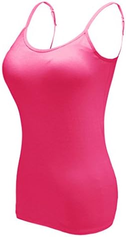 Womens Camisoles Tops with Built in Padded Bra Basic Breathable Tank Top