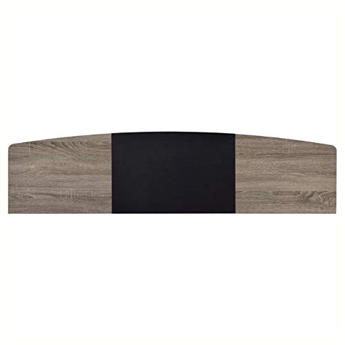HomyDelight Sonoma Oak / Black Electric Fireplace TV Stand - Accommodates up to 70-inch TV - Thumbnail 2