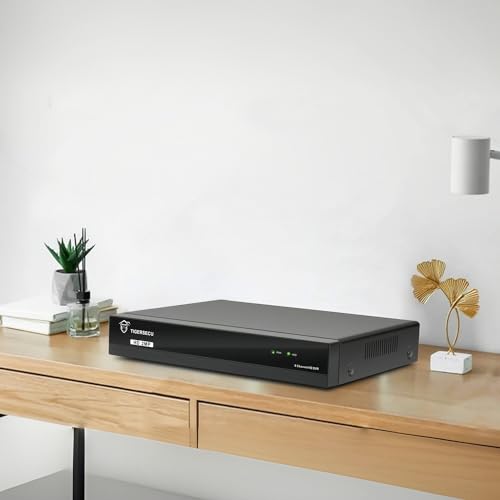 TIGERSECU Super HD 1080P 8 Channel DVR Security Recorder with 2TB Hard Drive, Hybrid 6-in-1 CCTV DVR Recorder Compatible with 2MP and 5MP TVI, AHD, CVI, CVBS, RS485 PTZ and IP Security Cameras