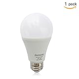 Bomcosy 12W A19 E26 LED Bulbs, 100W Incandescent Bulb Equivalent,Not Dimmable,1050 Luminous,6000K Daylight-1 Pack