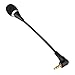 Insten VOIP/SKYPE Mini Flexible Microphone for VOIP/SKYPE - Black
