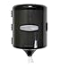 Gym Wipes Dispenser, Wall-Mounted, Downward Pull, Black Transparent Plastic