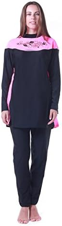 Women Muslim Swimwear Full Coverage Islamic Burkini Swimsuit 3 Pieces Full Body with Hijab Sun Protection