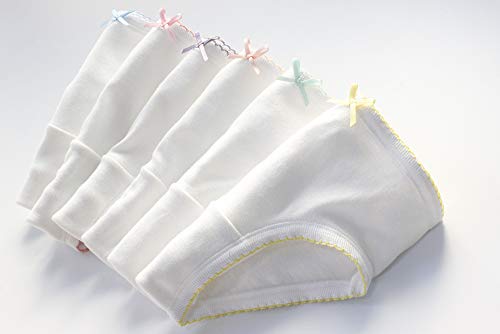 benetia Toddler Underwear Cotton White 6-Pack Size 2t 3t