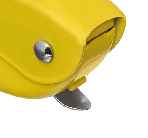 Fortis Half-Strip Plus Ergonomic Grip Compact Stapler (Yellow)