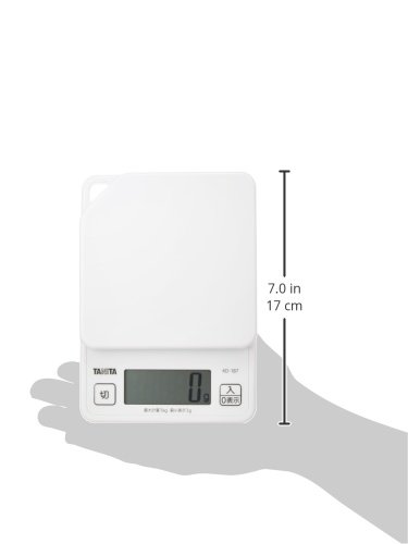 Tanita KD-187-WH Digital 1kg Kitchen Scale (White)