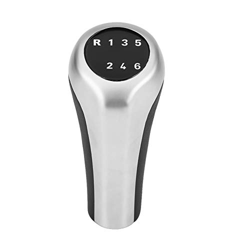 Qiilu Gear Shift Knob, Handle Shifter Head Shift Knob for BMW 1 3 5 6 Series E60 E61 E65 E83 E90(D)