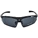 Supertrip Polarized Sports Sunglasses Cycling Glasses with 5 Interchangeable Lenses
