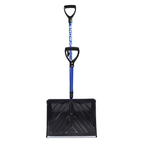 Snow Joe SHOVELUTION SJ-SHLV01 18-IN Strain-Reducing Snow Shovel w/Spring Assisted Handle