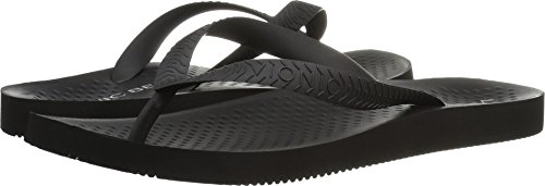 Vionic Men's Beach Manly Flip Flop, Black, 8 M US