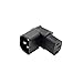 LINGLING ONE C14 to C13 Right Angle IEC Adapter, 10A-16A, 110V-250V, 94-V0 Nylon, Male to Female, 90 Degree AC Power Connector