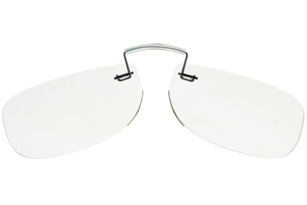 ClipFlipz Pince-Nez 4815 Reading Glasses Rimless Nose Reader Magnifiers Large Single +3.00