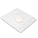 HOOSUN Acrylic Frosted Plexiglass Mouse Pad, Acrylic Premium Gaming Mousepad Extremely Delicate Hard Surface Very Low Surface Resistance (White)