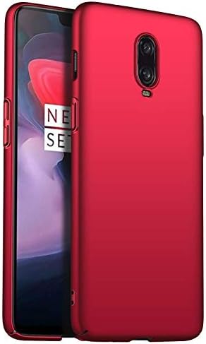 RidivishN Oneplus 6T Back Cover/Ultra Slim Shock Proof 360 Degree Protection Thin Hard Back Cover case for oneplus 6t (Champagne Red)