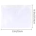 EOOUT Poly Envelope, 20pcs Clear Plastic Waterproof Envelope Folder with Button Closure, A4 Size (20 pcs)