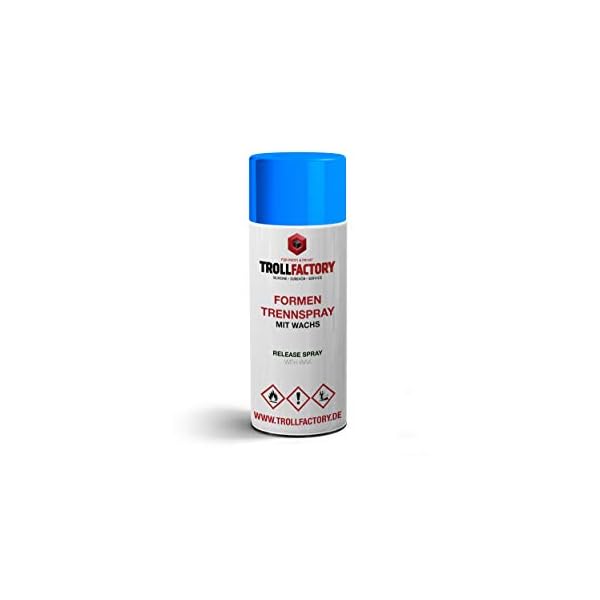 TFC Formen Trennspray mit Wachs fÃ¼r Epoxid Giessharz, Polyesterharz, PMMA und Polyurethane | silikonfrei | 400ml