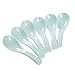 AnBnCn 6 Piece Ceramic Asian Soup Spoon/Appetizer Spoon Set,Mint_Colored