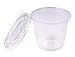 TashiBox 5 oz Disposable Portion Cups Souffle Cups With Lids, Set of 100, Jello shot cups, Souffle cups, Sampling cups, Condiment Containers
