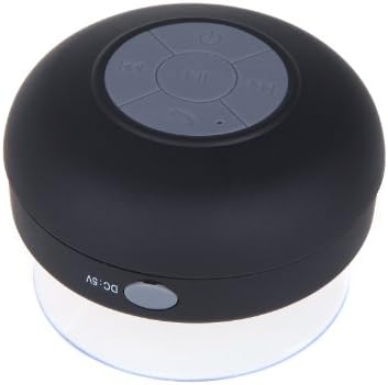 mini hifi waterproof wireless bluetooth handsfree mic suction speaker shower car