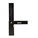 BarberPub Locking Wall Mount Hair Styling Barber Station Without Mirror Dressing Table (Black)
