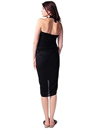 Pareo para dama con diseño floral y sin flecos, Classic