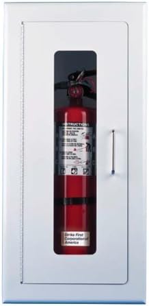 StrikeFirst 10 lb. Elite Series Fully-Recessed Vertical Duo Fire Extinguisher Cabinet