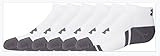 Under Armour Men's UA Resistor 3 Lo Cut 2 Pack (12 Pairs) White/Graphite Large