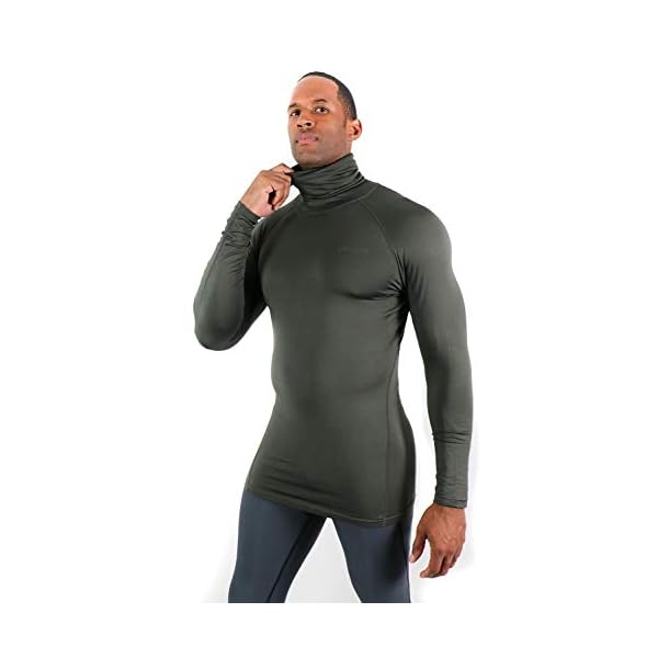 mens mock turtleneck base layer