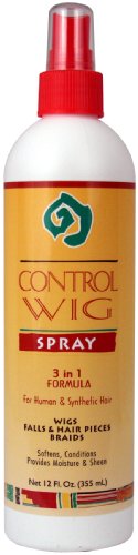 Control Wig Spray 3 In 1 Formula 12Oz