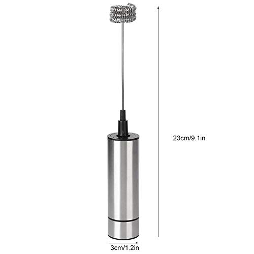 Milchaufschäumer Handheld, Kaffeeaufschäumer Elektrisch für kugelsicheren Kaffee, Matcha, heiÃe Schokolade, Edelstahl – Bild 8