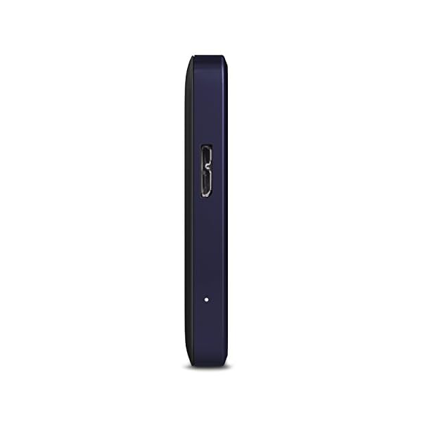 Western Digital 2TB blauschwarz My Passport Ultra Metal Edition tragbare externe Festplatte - USB 3.0 - WDBEZW0020BBA… – Bild 5