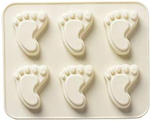 QBQCBB Feet Silicone Fondant Mould Chocolate Sugar Craft Cake Mold Baking