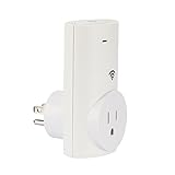 WenTop Wi-Fi Remote Control Outlet Switch Wireless Smart Plug with Timer and Energy Management for Lights and Home Automation App for Iphone and Android Smartphones