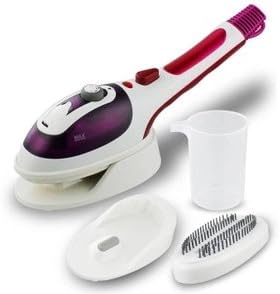 JCMC [Upgraded Version] Professional Handheld Garment Steamers, Steam Iron, Portable Iron, Iron with Steamer, Fast Heat-up Powerful Iron Steamer with Ceramic Soleplate for Home and Travel (Purple)