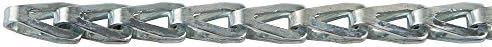 Perfection Chain Products 55005 Stamp Sash Perfection Chain #30 Stamp Sash Chain, Plated steel Zinc, 10' Carton
