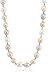 Sterling Silver 9-9.5mm Multi-Pink Freshwater Cultured Pearl Necklace, Bracelet and Hoop Earrings Set