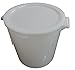 Large 6 Quart Plastic Dough Rising Bucket with Lid