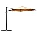 Le Papillon 10 ft Cantilever Umbrella Outdoor Offset Patio Umbrella Easy Open, Tilt & 360 Swivel for Desired Shade All Day